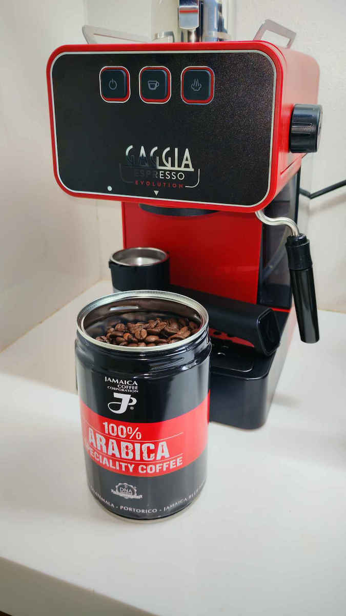 Gaggia Evolution Μηχανή Espresso 1900W Πίεσης 15bar Μαύρη