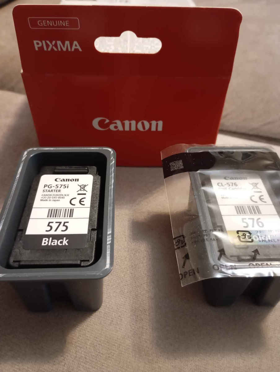 Canon PG-575 / CL-576 Original Photo Value Pack with 2 InkJet Printer Inks Black / Multiple (Color) (5438C004)
