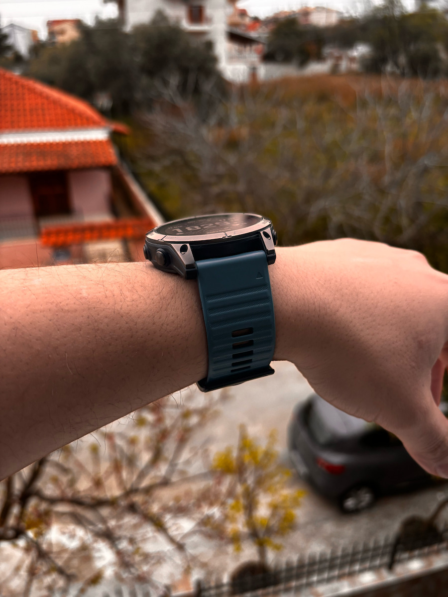 Garmin Λουράκι Σιλικόνης Lakeside Blue (Fenix 3 / 5X / 5X Plus / 6X / 6X Pro / 7X / 7X Pro / 8 (51mm))