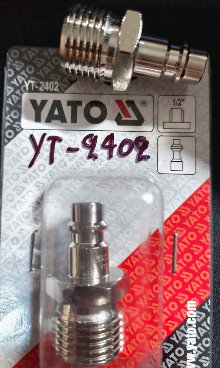 Yato YT-2402 Ρακόρ Αρσενικό 1/2''