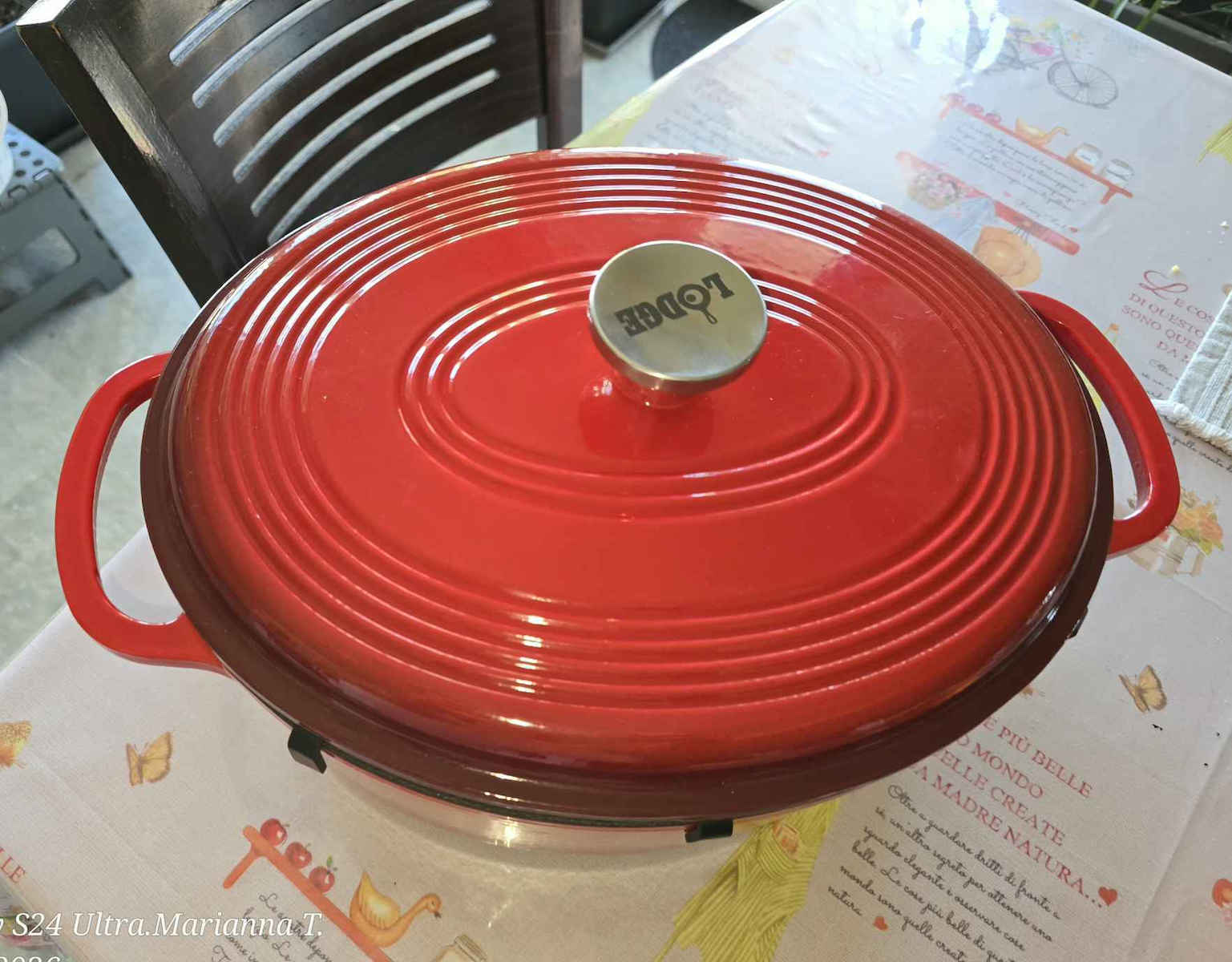 Lodge Dutch Oven Oval Cast Iron 39.88x29.08cm 1pcs