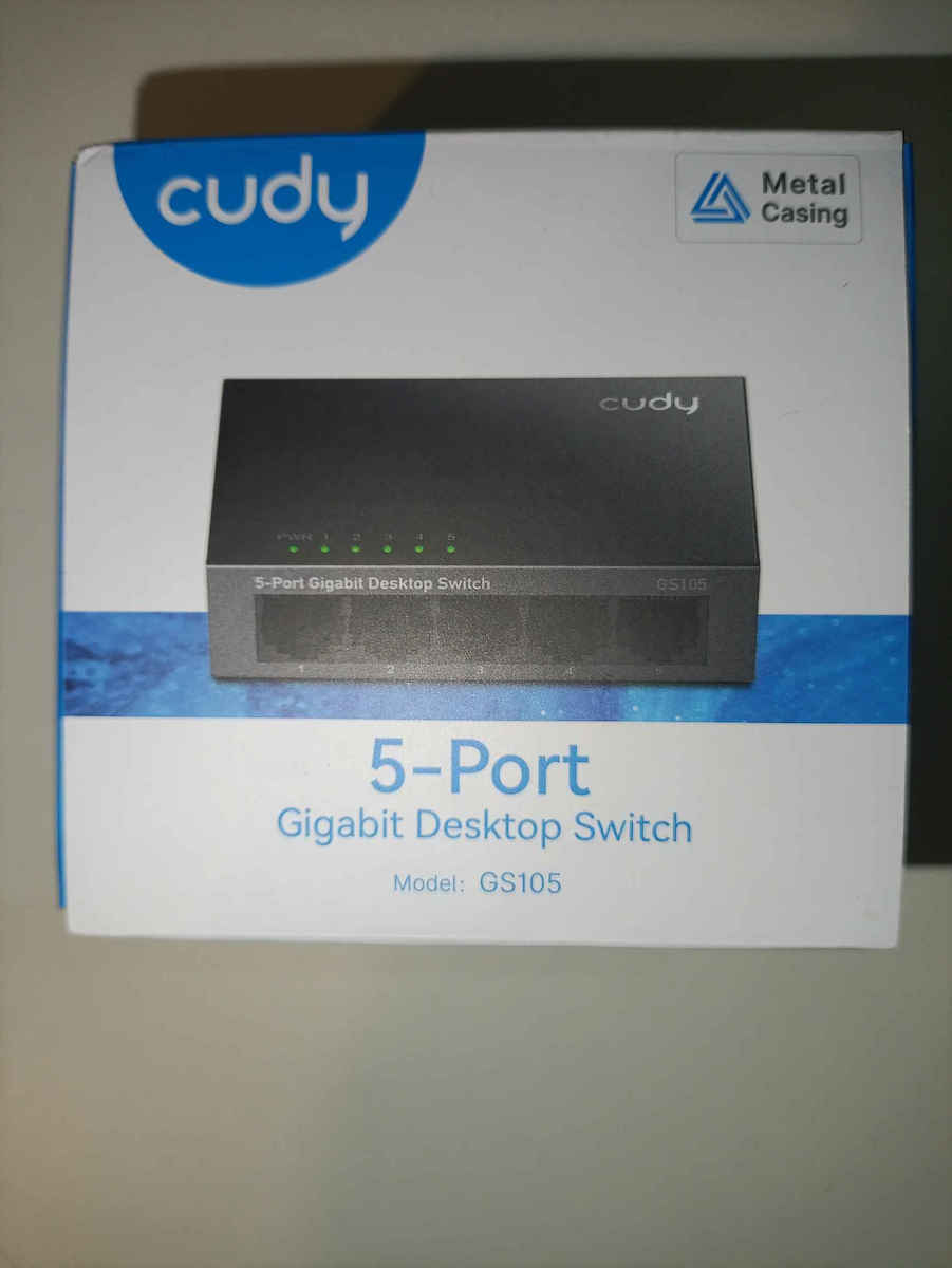 Cudy GS105 Unmanaged L2 Switch with 5 Gigabit (1Gbps) Ethernet Ports