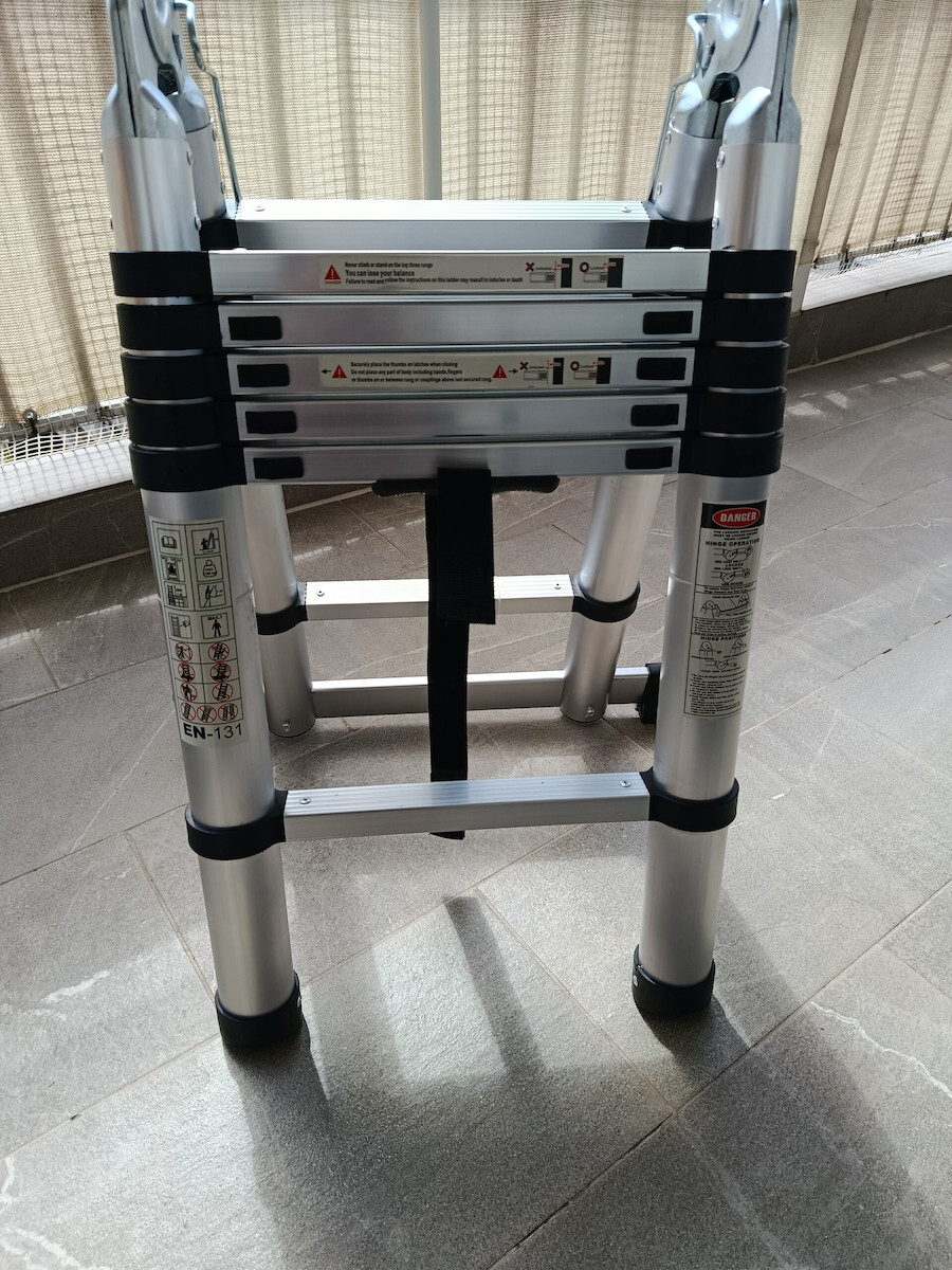 Versa Scara telescopică Aluminiu 6 Scări cu înălțime maximă de 3.8m