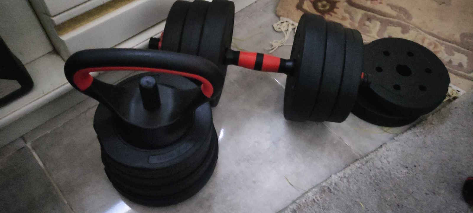 VSL Sports Vsl Sports Dumbbell Set with Bar Total Weight 20kg