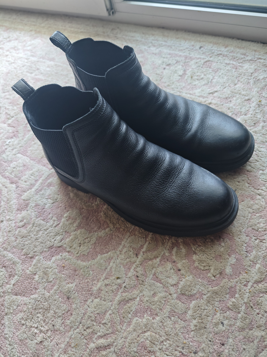 Spherica Ec1 Leather Black Chelsea Boots Anatomical