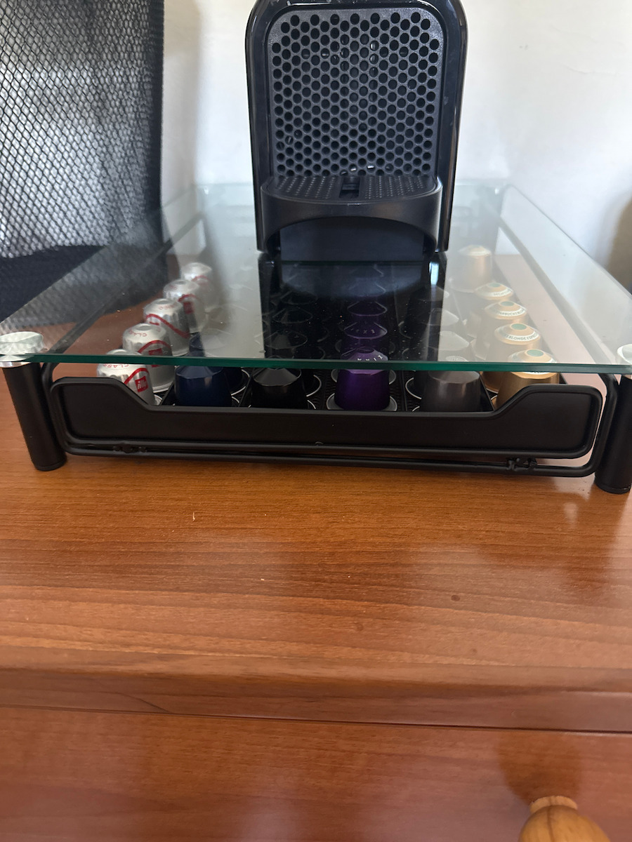Suport Metalic Capsule Cafea – 60 Capsule Nespresso – 410 X 260 X 60 Mm – Negru Mat