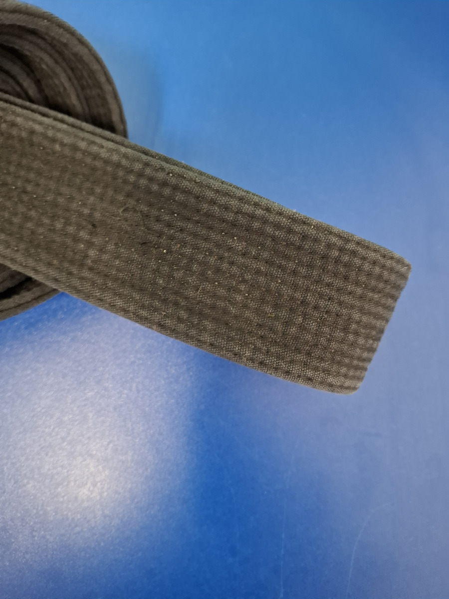 Budo Belt Olympus 100% Cotton Toshi Premium 5cm Black