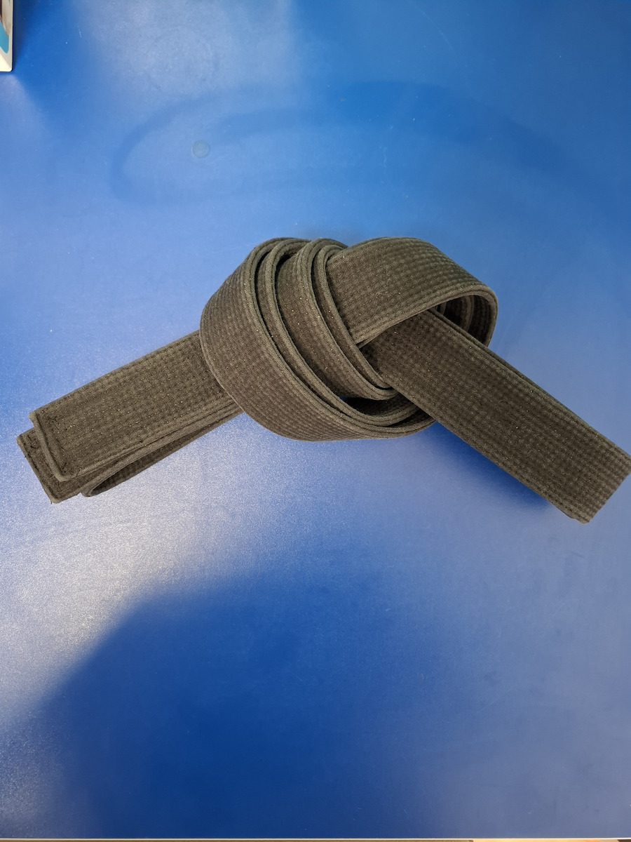 Budo Belt Olympus 100% Cotton Toshi Premium 5cm Black