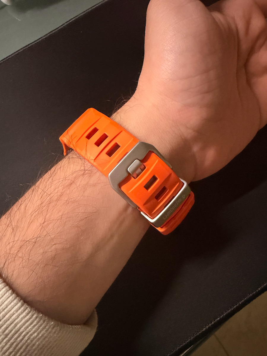 Spigen Λουράκι Σιλικόνης Πορτοκαλί