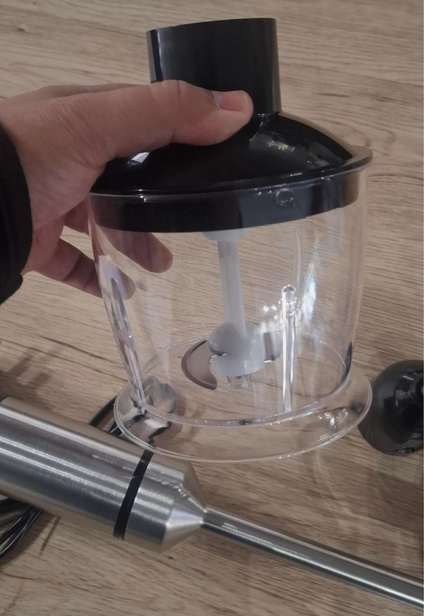 HomeVero Ръчен Блендер с Неръждаема Пръчка 800W Сребрист