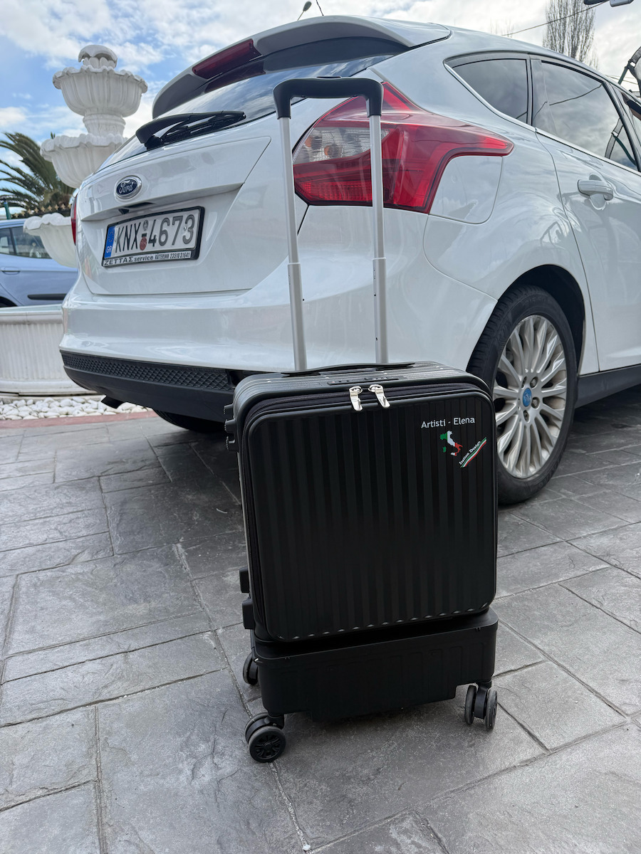 Βαλίτσα Ταξιδίου Καμπίνας Σκληρή Καμπίνας με 4 Ρόδες Ύψους 52εκ.