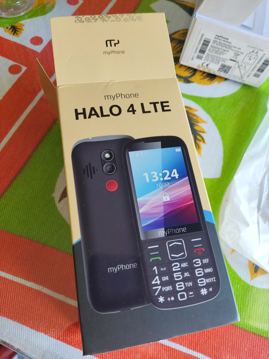 MyPhone Halo 4 LTE Dual SIM Κινητό με Μεγάλα Κουμπιά Μαύρο