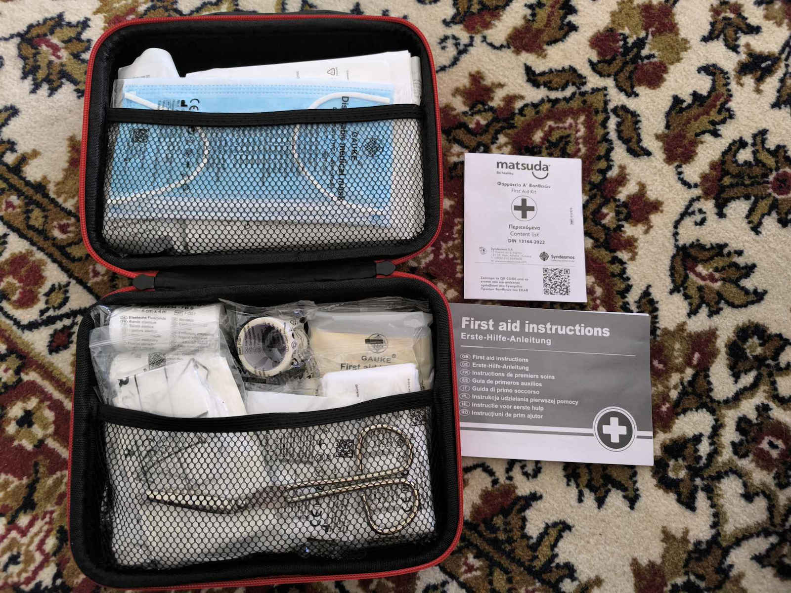 Matsuda Auto Erste-Hilfe-Set Tasche mit Ausrüstung