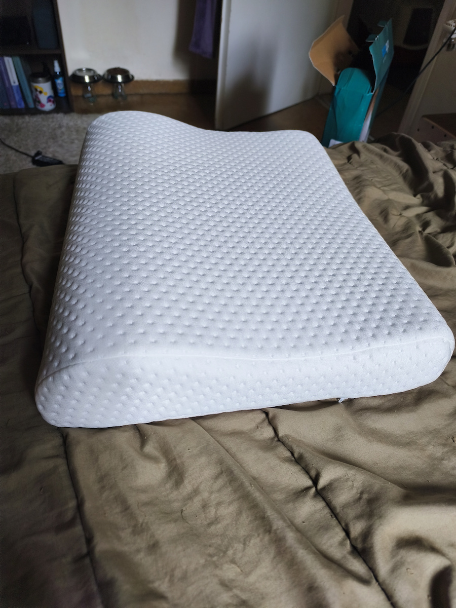 Alfa Care Economy Bed Pillow Memory Foam Anatomic 30x46x8cm