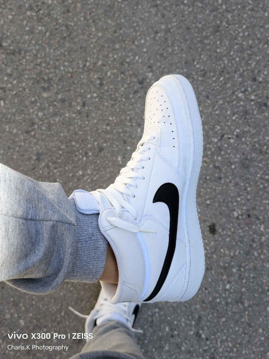 Court Vision Ανδρικά Μποτάκια White / Black