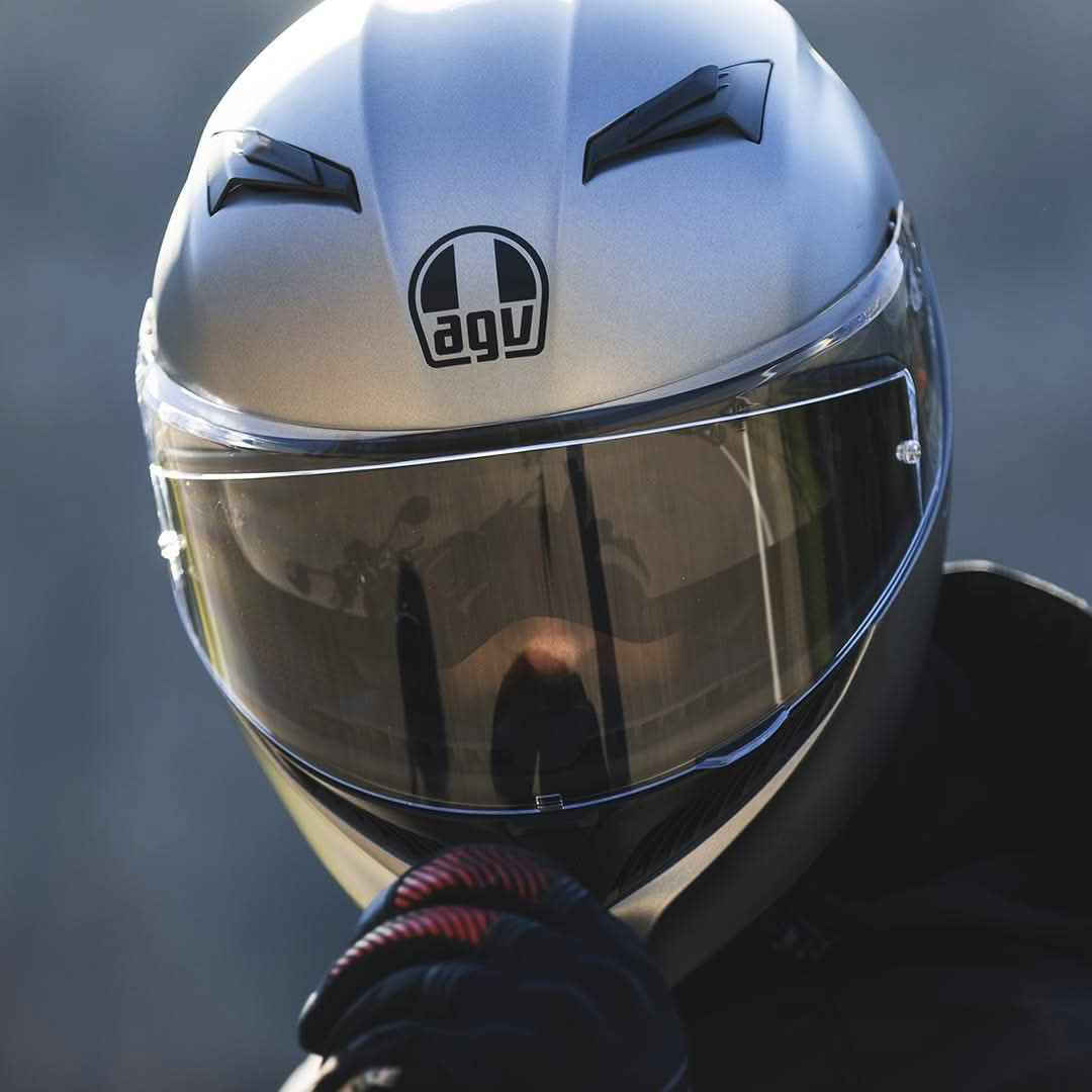 AGV K3 Matte Black Motorcycle Helmet Full Face ECE 22.06 1550gr with Pinlock and Sunvisor