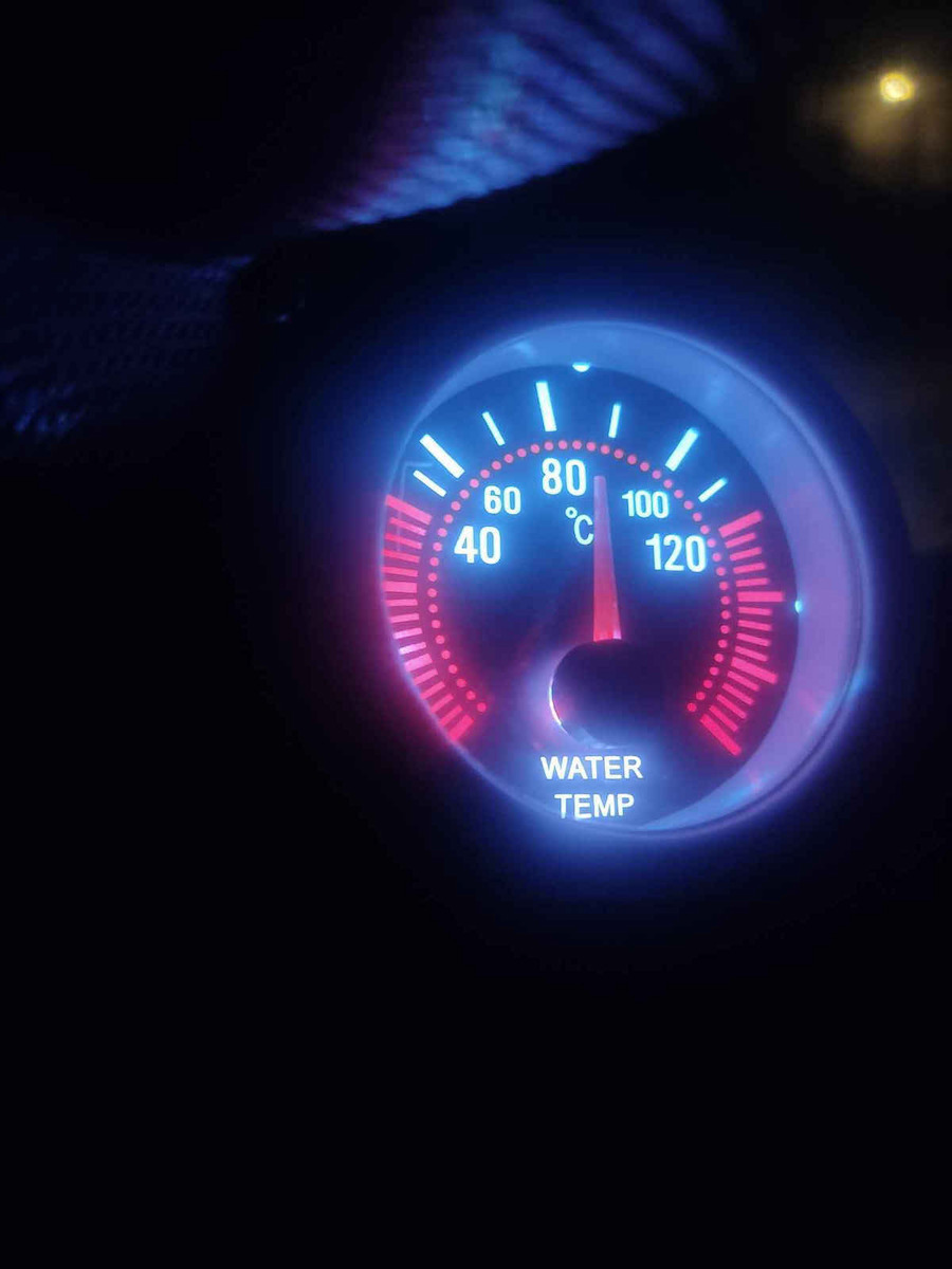 Car Water Temperature Analog Instrument 52mm Car Temperature