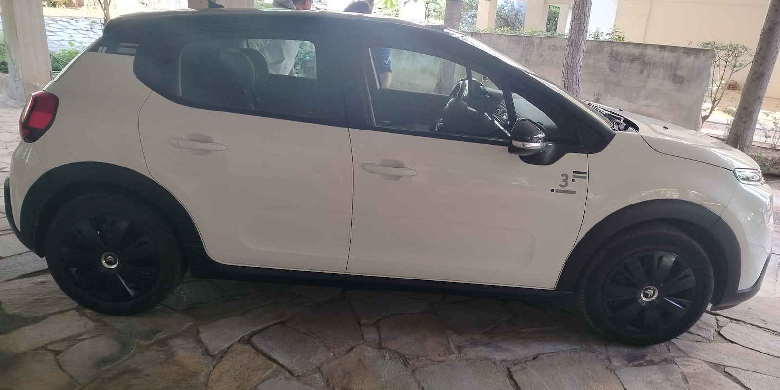Versaco Auto Radkappen Set Energy Cbx mit Marke Citroen 4Stück 16" Schwarz
