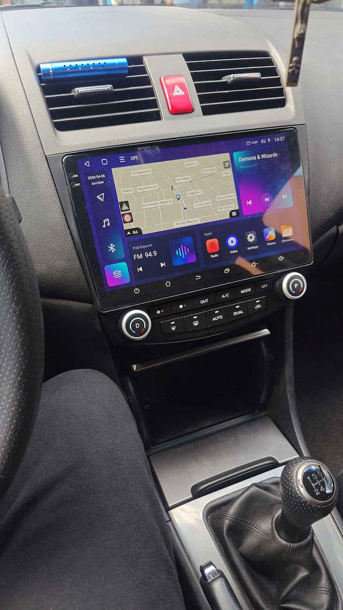 LM Digital Ηχοσύστημα Αυτοκινήτου για Honda Accord 2002>2008 (Bluetooth/USB/WiFi/GPS/Apple-Carplay/Android-Auto)