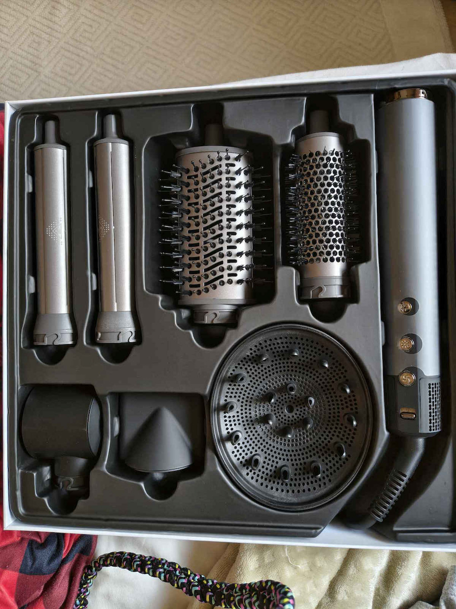 Multi Styler Primo Thea Prhs-40535 8 1 Ηλεκτρική Βούρτσα Αέρα Μπούκλες Ίσιωμα 1500w