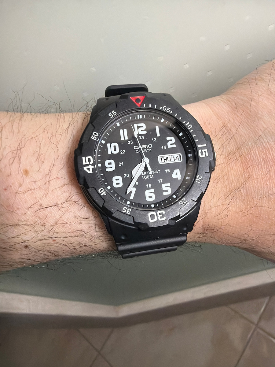 Casio Sport Men's Watch 43mm Battery with Black Rubber Strap