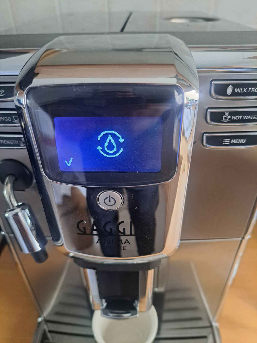 Gaggia Anima Deluxe Automatic Espresso Machine 1850W Pressure 15bar with Grinder Silver