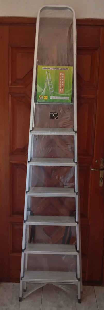 Σκάλα Αλουμινίου με 7 Σκαλοπάτια