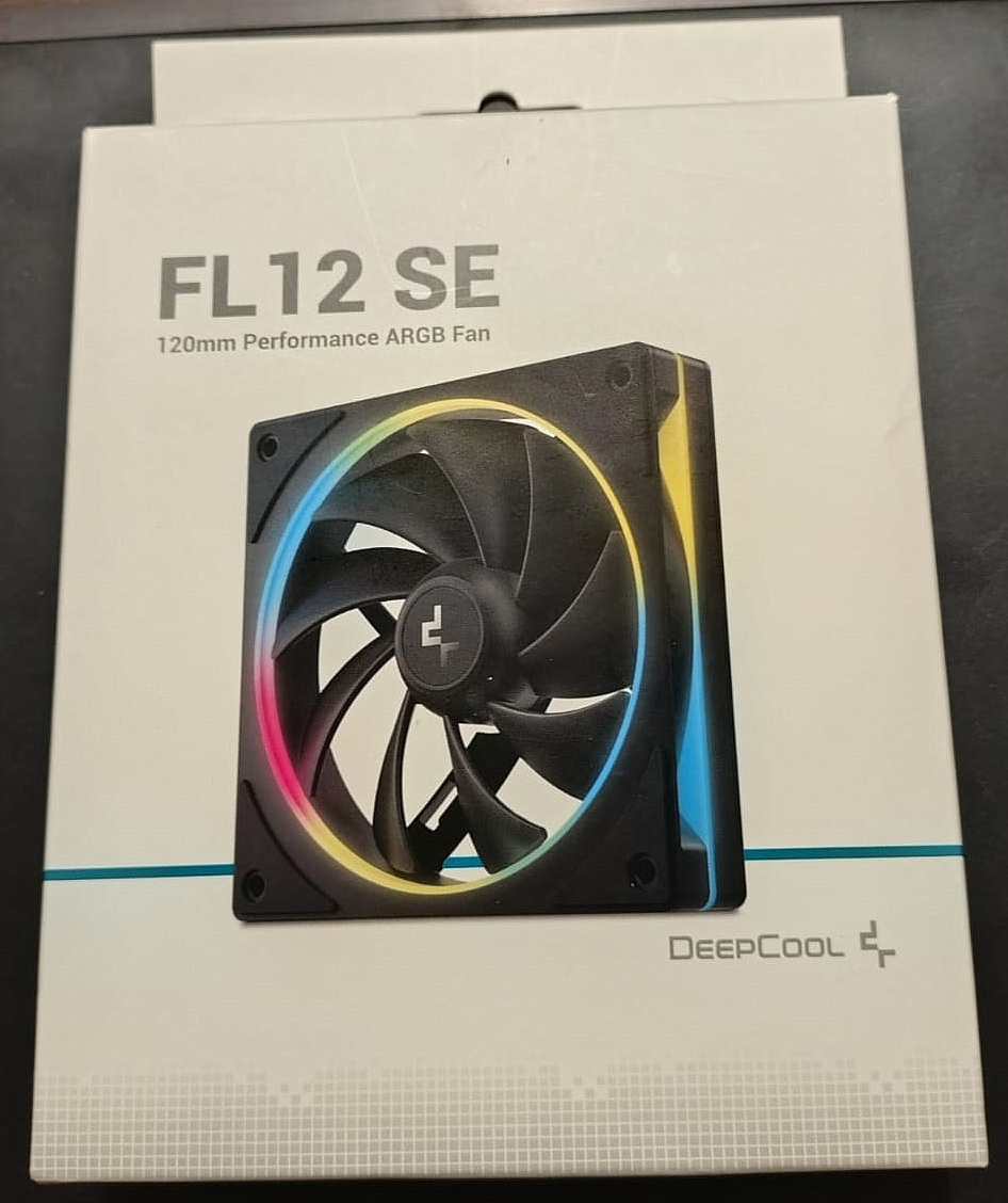 Deepcool FL12 SE Case Fan 120mm 1900rpm 50.74cfm with ARGB Lighting and 4-Pin PWM Connection