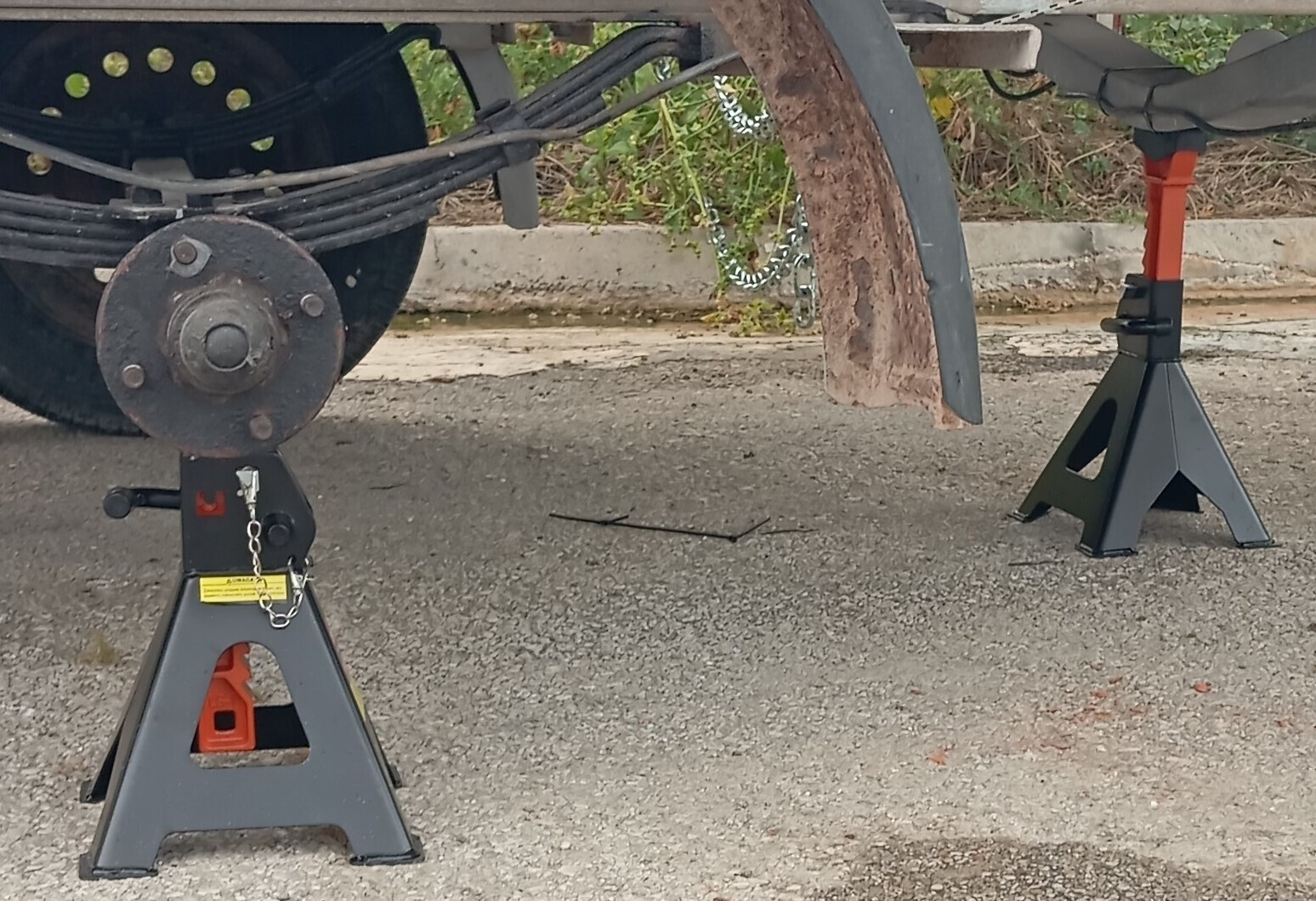 Set 2 Vehicle Lift Stands 3t Tvardy T00301