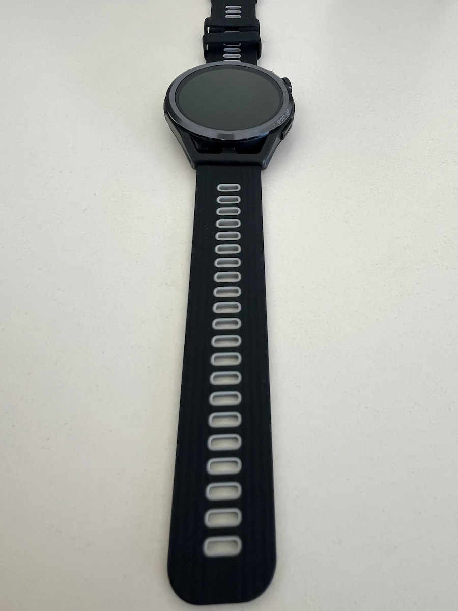 Λουράκι Σιλικόνης Μαύρο (Huawei Watch GT Runner)