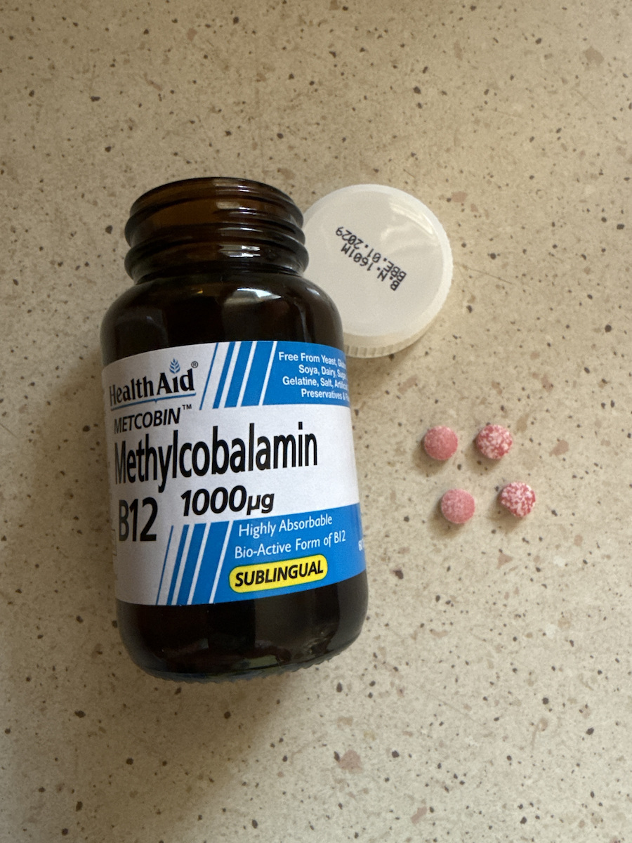 Health Aid Methylcobalamin Metcobin B12 Βιταμίνη για την Υγεία του Νευρικού Συστήματος 1000mcg 60 ταμπλέτες