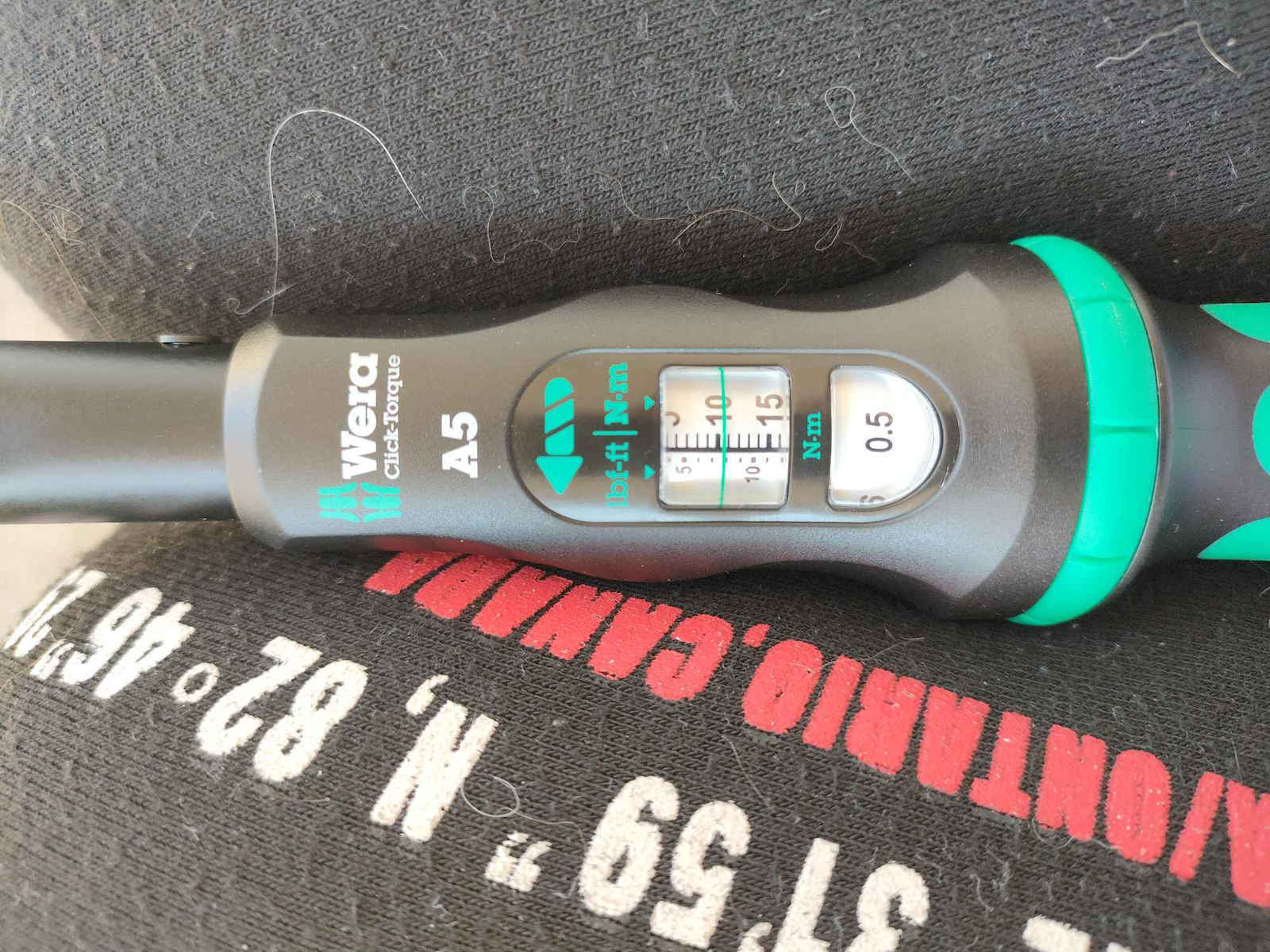 Wera Δυναμόκλειδο Καρέ 1/4" Ροπής 2.5-25 Nm με Μήκος 29εκ.