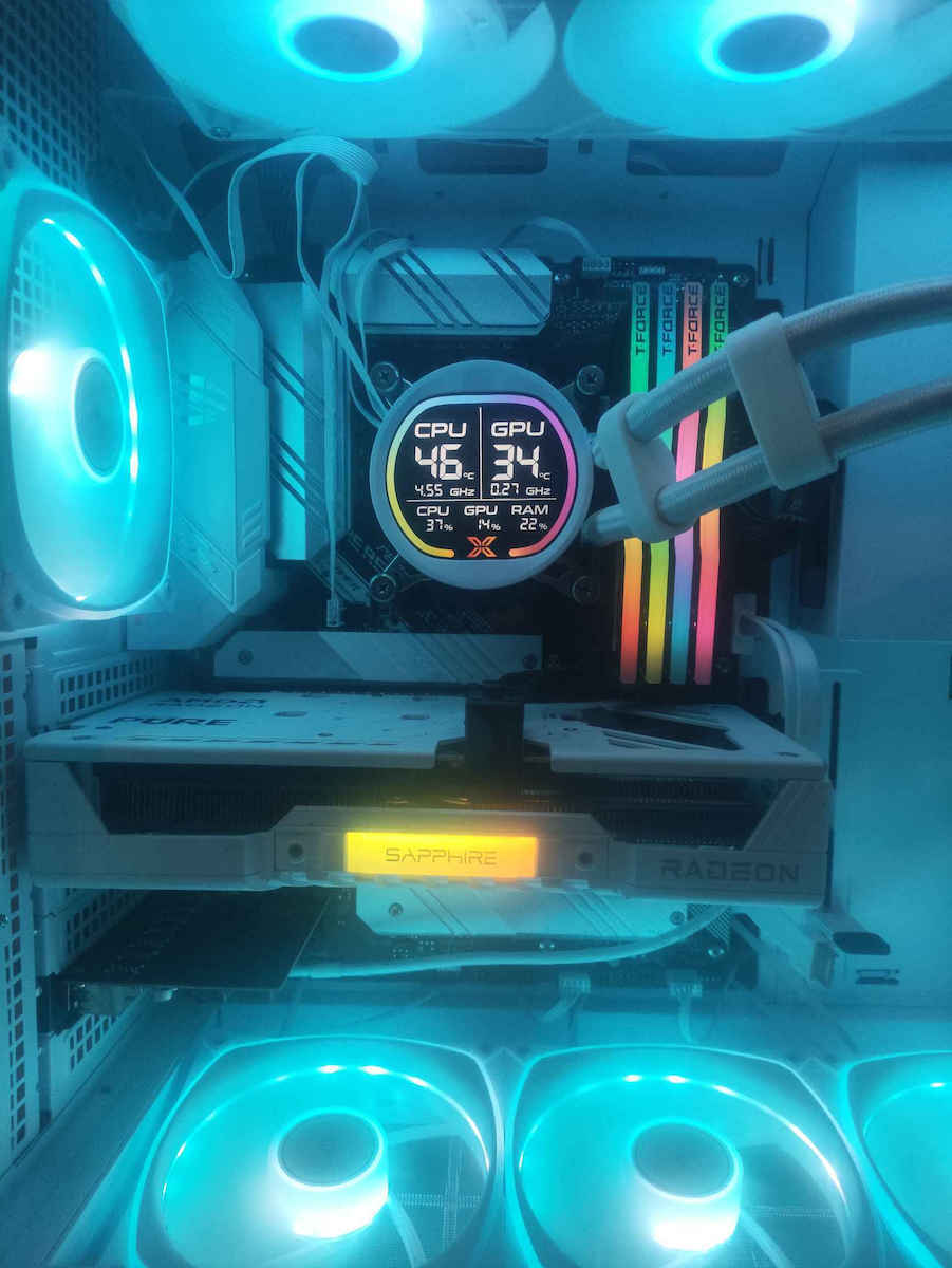 Xigmatek LK Pro 360 Digital Arctic Υδρόψυξη AIO CPU με 3 Ανεμιστήρες 120mm και ARGB Φωτισμό Λευκή