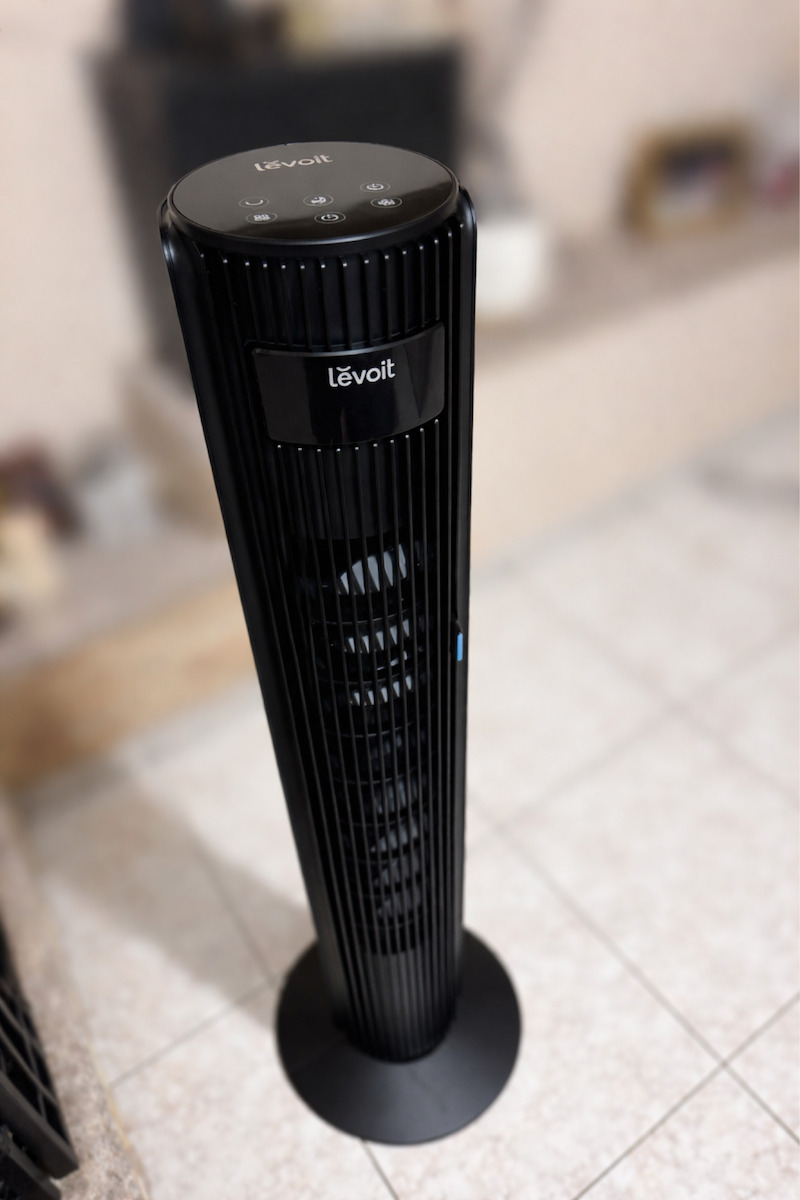 Levoit TempSense 42 Tower Fan 23W With Remote Control Black