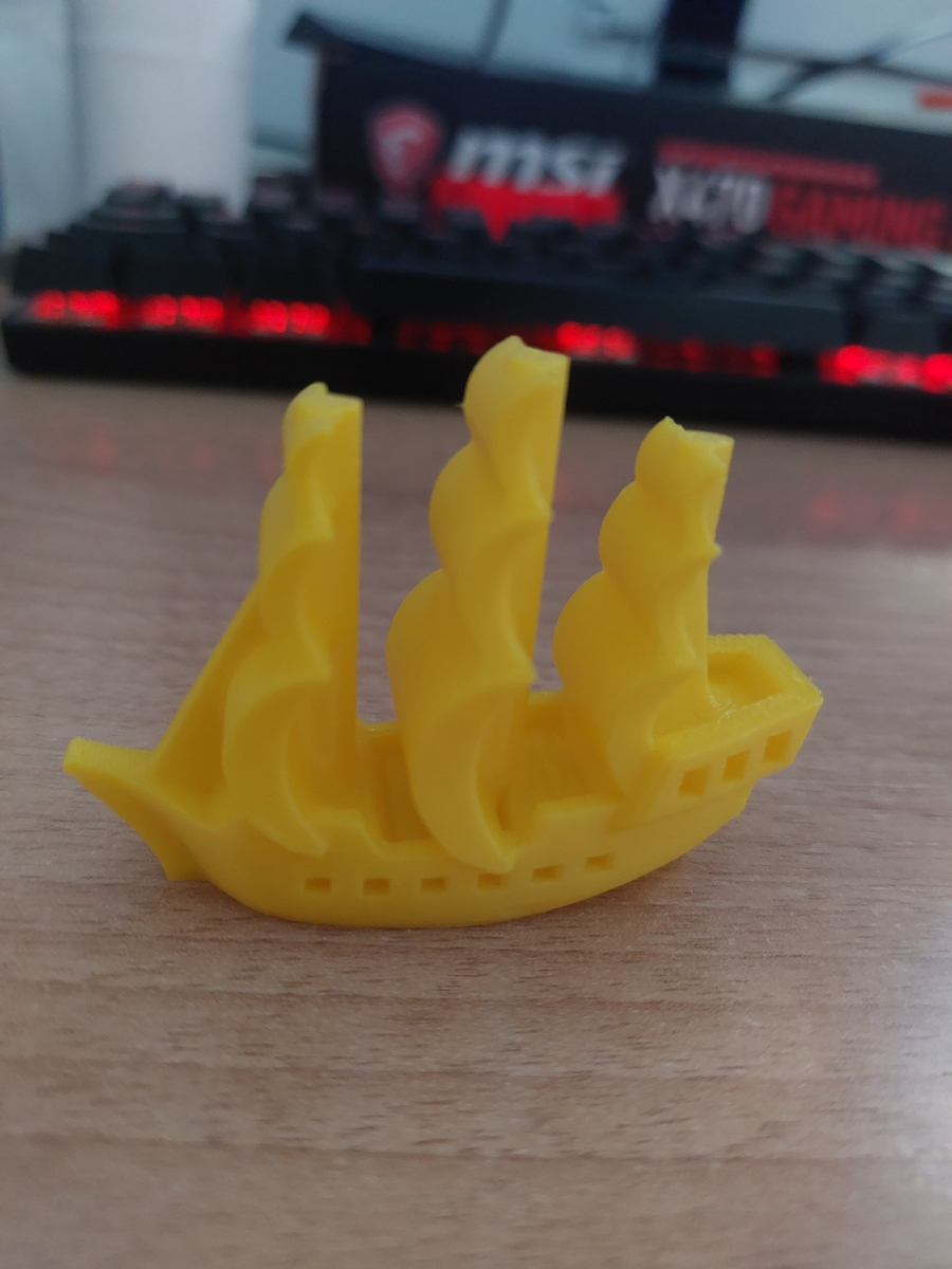 Fiberplastic PLA 3D Printer Filament 1.75mm Κίτρινο 1kg 1τμχ (Spool)