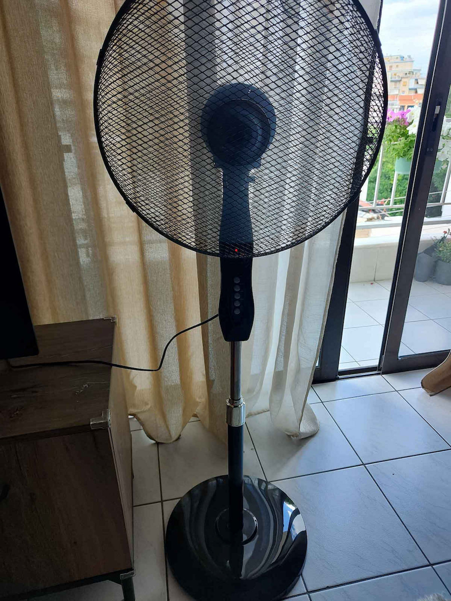 Bormann BFN6020 Ανεμιστήρας Ορθοστάτης 40W Διαμέτρου 40cm με Τηλεχειριστήριο Μαύρος