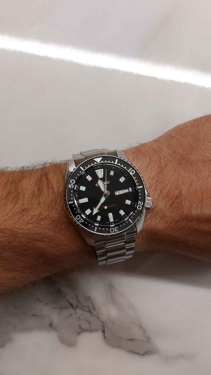 Seiko 5 Skx Series Men's Watch Automatic with Silver Metal Bracelet