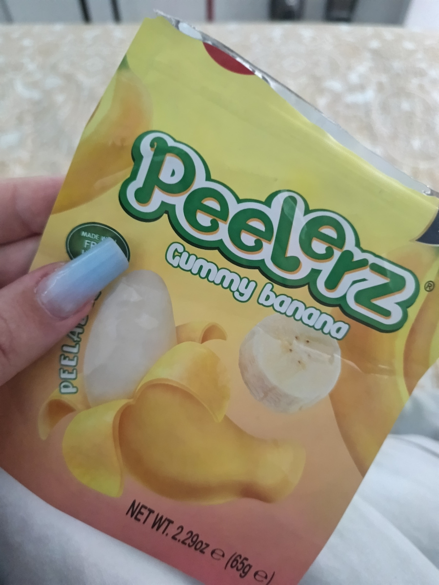 Amos Peelerz Gummi Bananen 65g