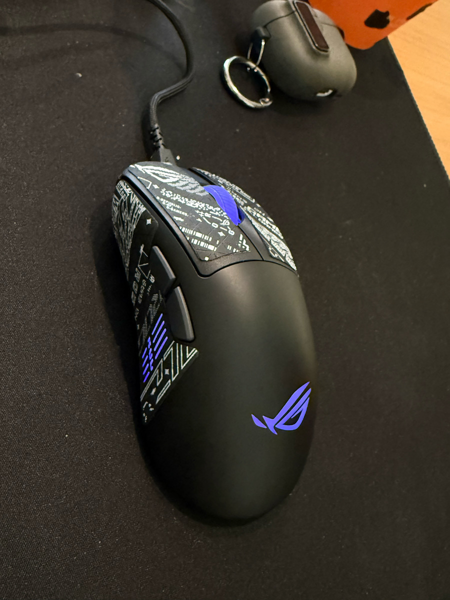 Asus ROG Keris II Origin RGB Gaming Ποντίκι Μαύρο
