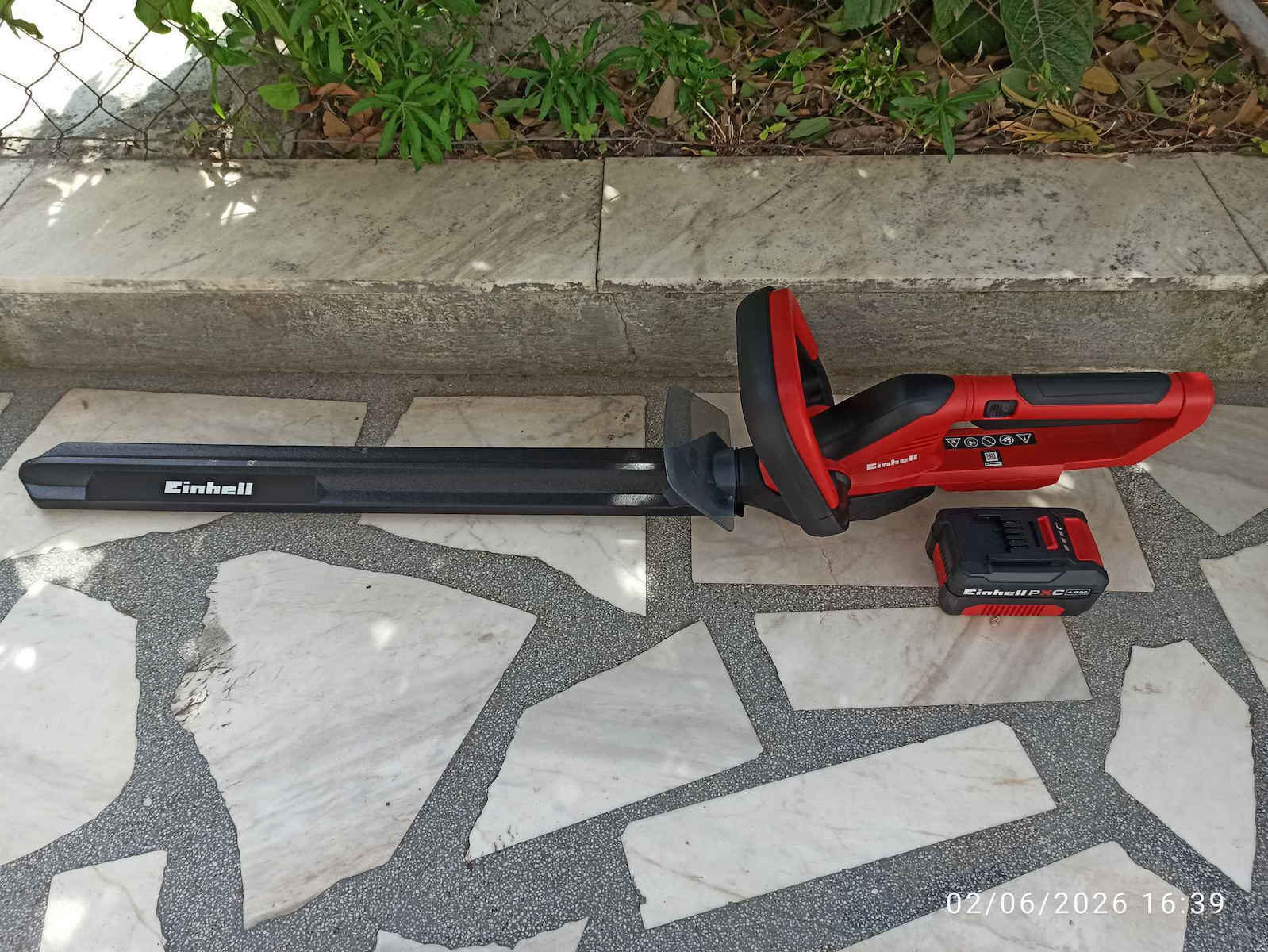 Einhell GE-CH 1855/1 Li Solo Hedge Trimmer Battery 18V with Blade 62cm 3410502