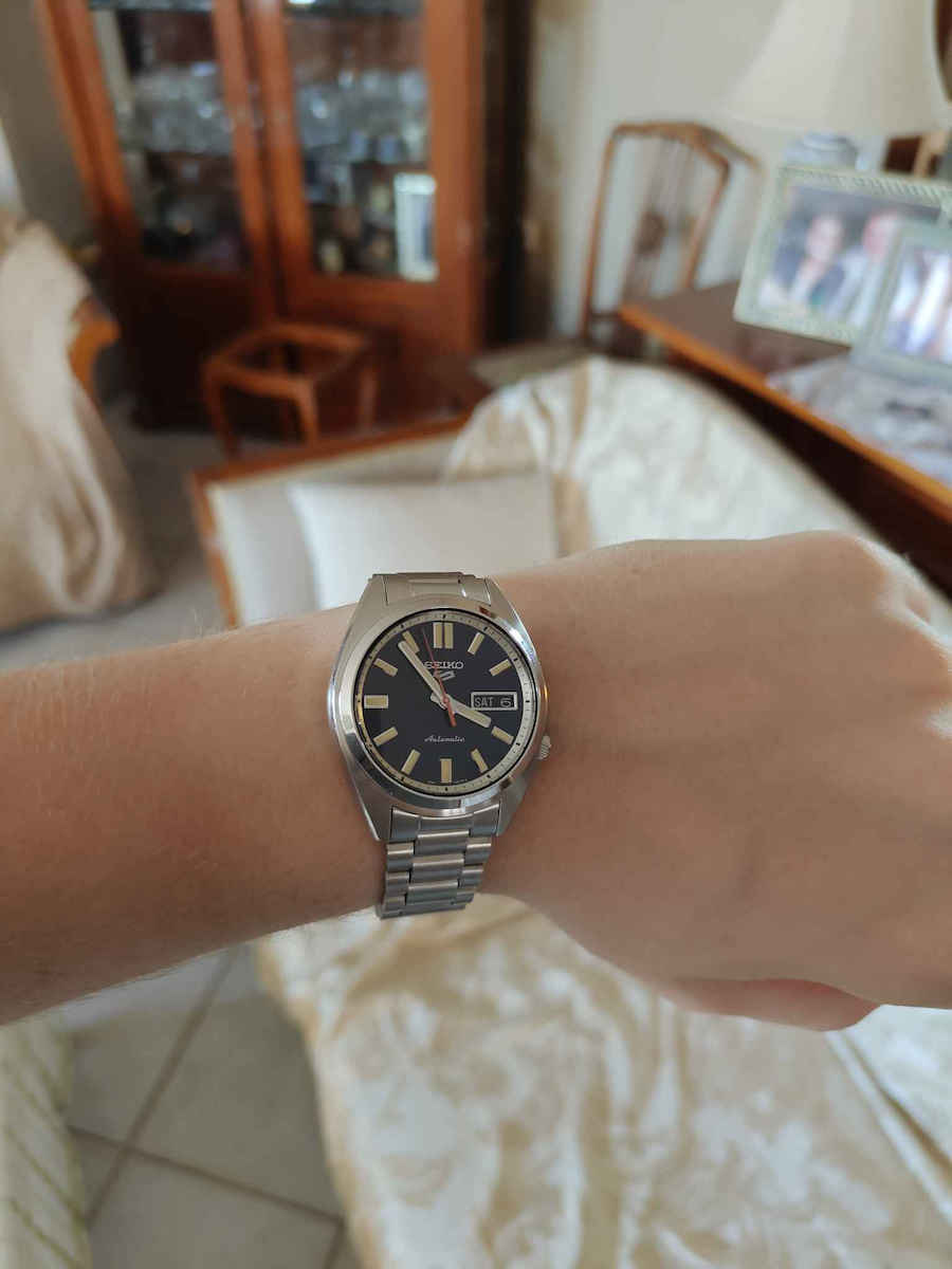 Seiko 5 Sports Ceas Barbati 42.5mm Automat Cu Brățară Din Metal Argintie