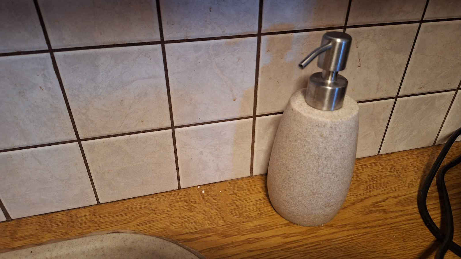 Relaxdays Dispenser Κουζίνας Κεραμικό Μπεζ 300ml
