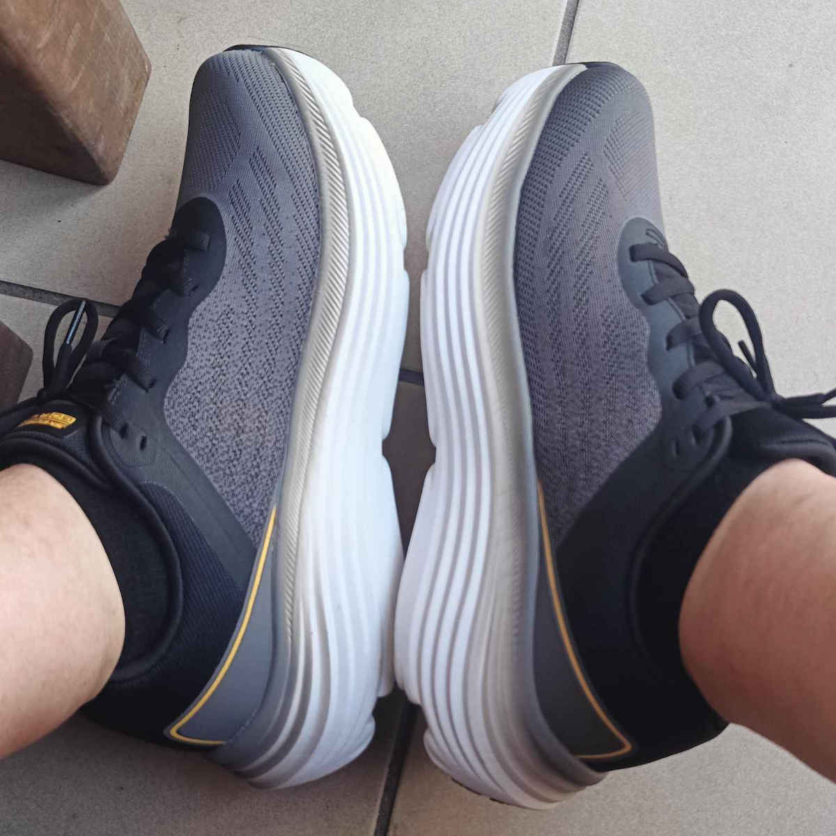 Cushioning Men's Sport Shoes Running Black