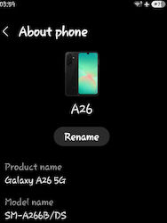 Samsung Galaxy A26 5G Dual SIM (8/256GB) Alb | Skroutz Romania