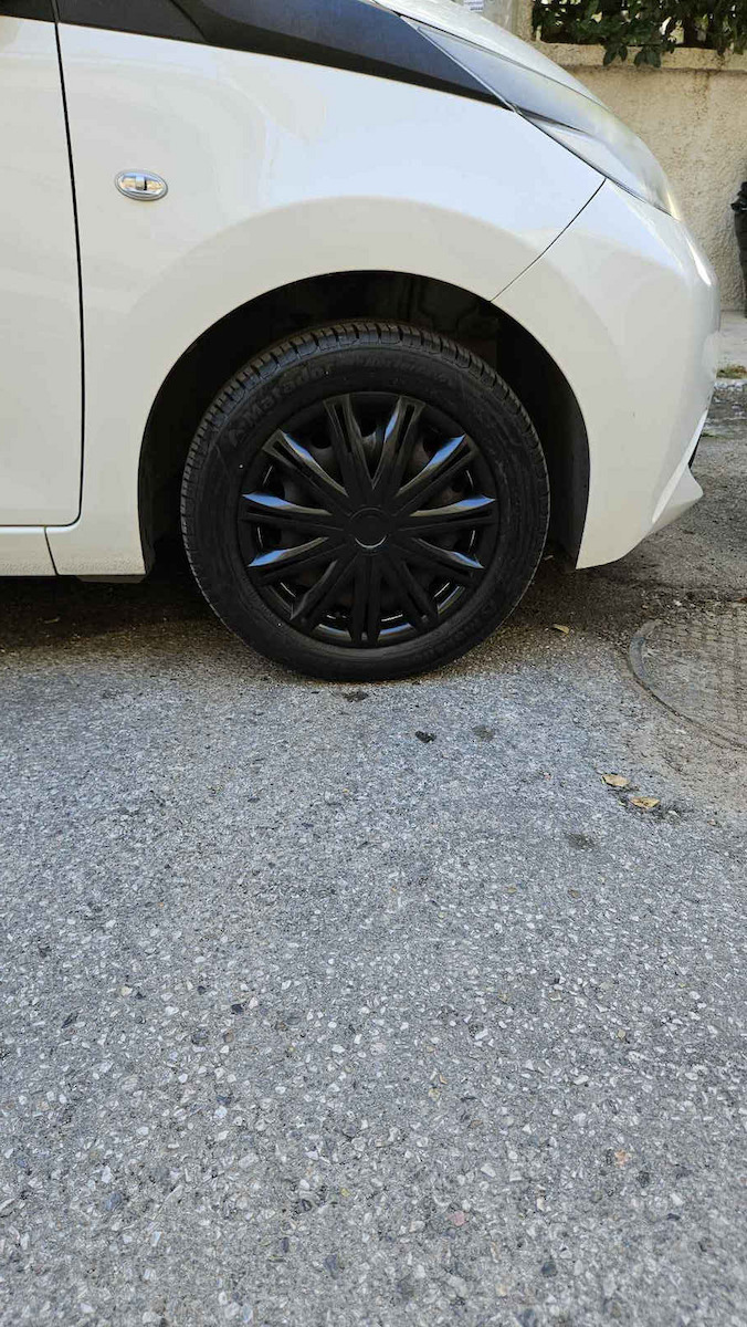 Versaco Σετ Τάσια Αυτοκινήτου Spark Bl Black 4τμχ 14" Μαύρο