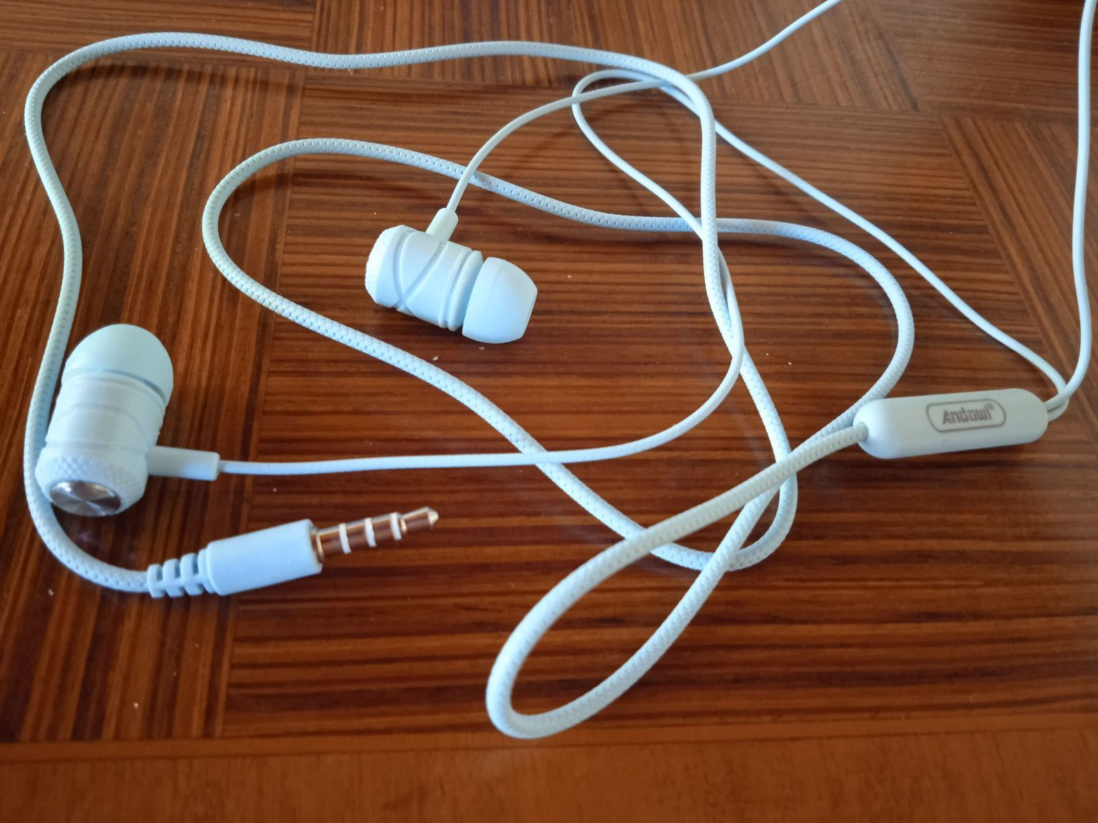 Andowl Q-TE11 In-ear Handsfree Ακουστικά με Βύσμα 3.5mm Λευκό