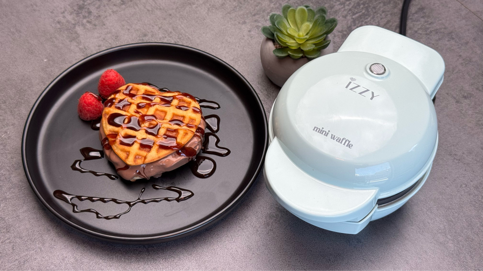 Izzy Iz-2044 Mini Βαφλιέρα 500W