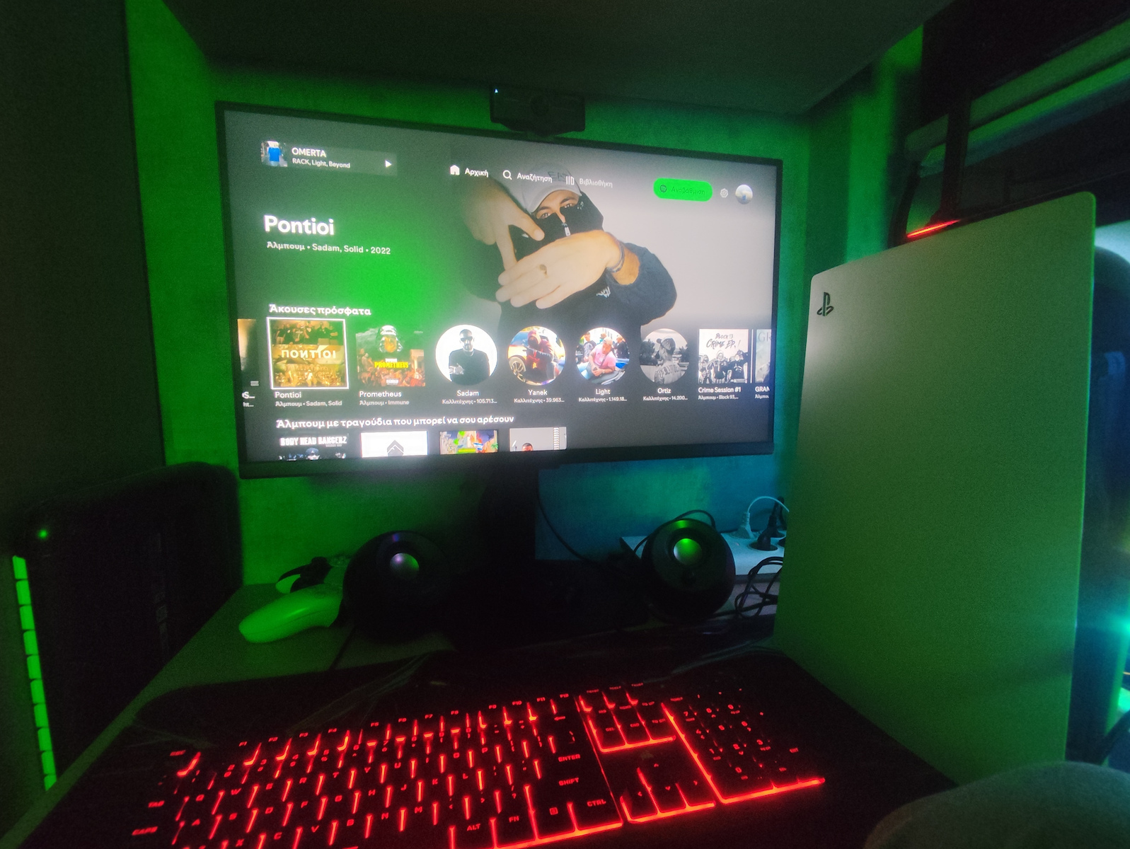Samsung Odyssey G5 G50F IPS HDR Gaming Monitor 27" QHD 2560x1440 180Hz with Response Time 1ms GTG