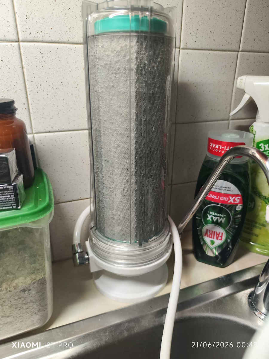 Eiger Counter Top Sistem de Filtrare a Apei Singur Deasupra blatului cu Robinet și Filtru de Schimb Eiger CTO 5μm WF-NT-1-F