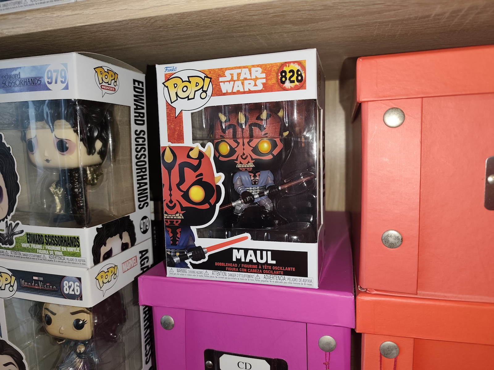 Funko Поп! Филми Star Wars - Maul 828 Бобълхед Ексклузивен